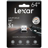 USB stick Lexar JumpDrive S47 Black 64 GB
